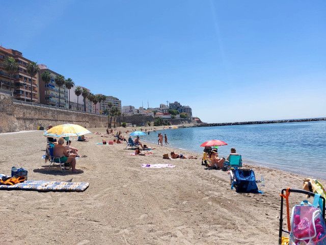 Playa de la Ribera en Ceuta